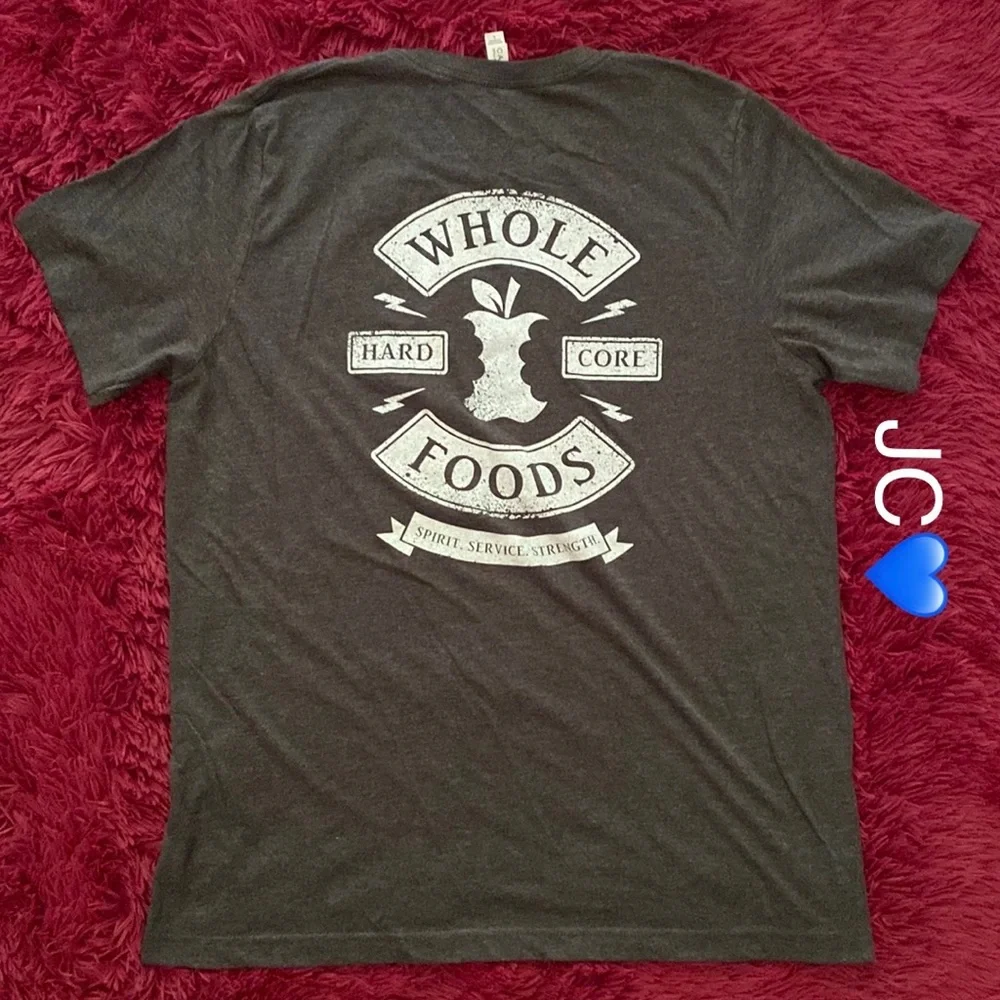 WFM Hardcore Hero grey t-shirt - Picture 1 of 13